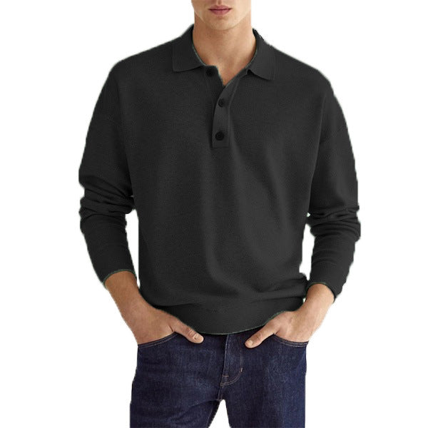 Chester - Long-sleeve men's polo shirt