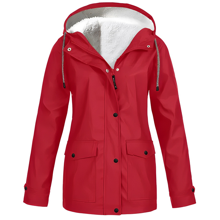 Aurora | Fleece-lined raincoat for women