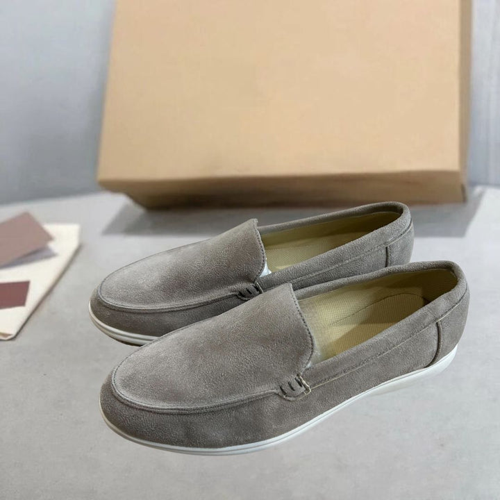 Owen - Men's slippers made of suede leather