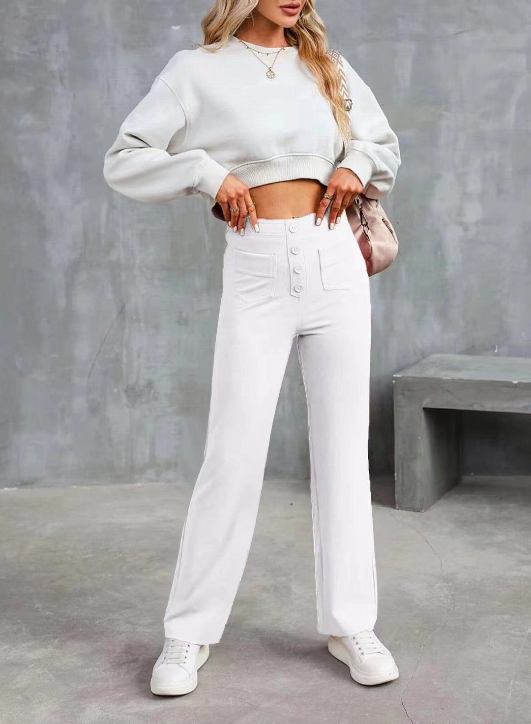 💥Sale 49% Off🔥 Casual High-Waisted Stretch Pants for Women