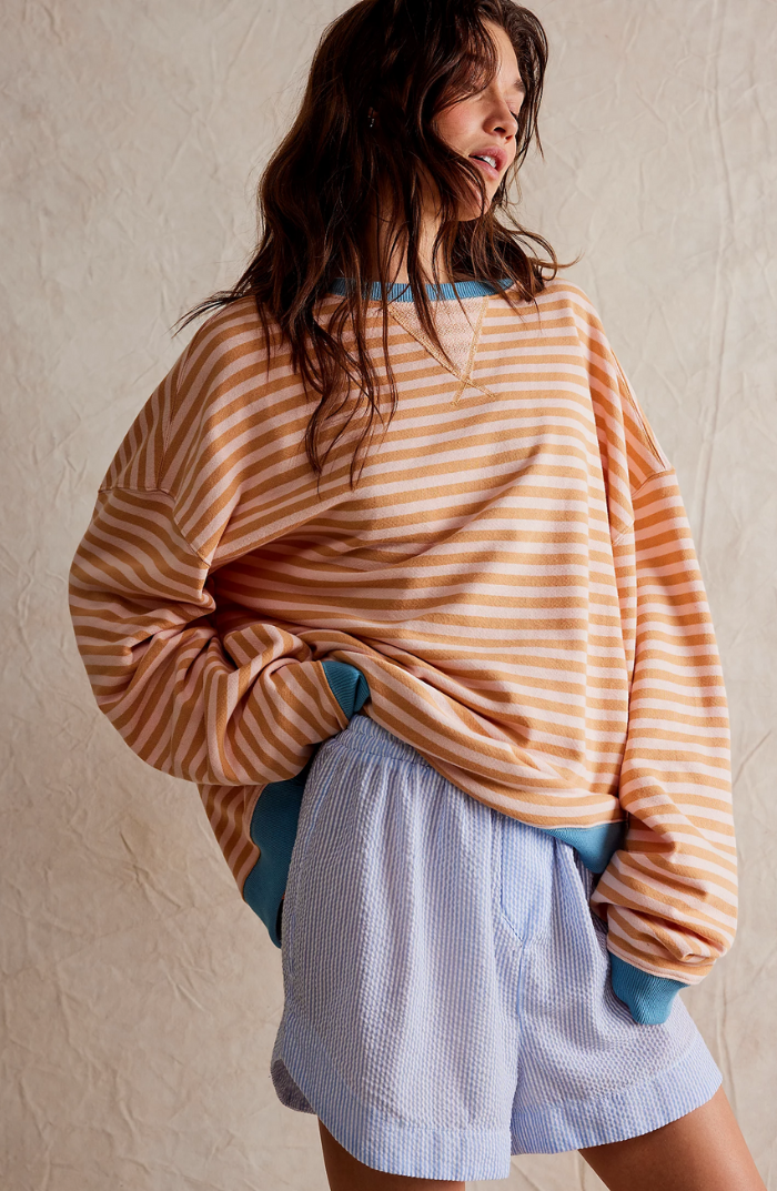 Melissa | Striped oversized sweater