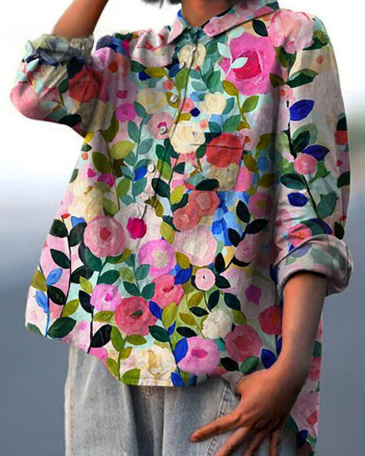 Violet™ | Blouse with floral print