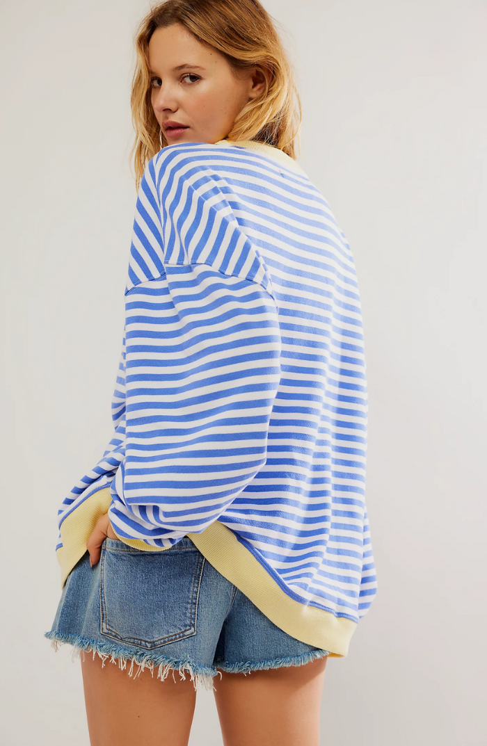 Melissa | Striped oversized sweater