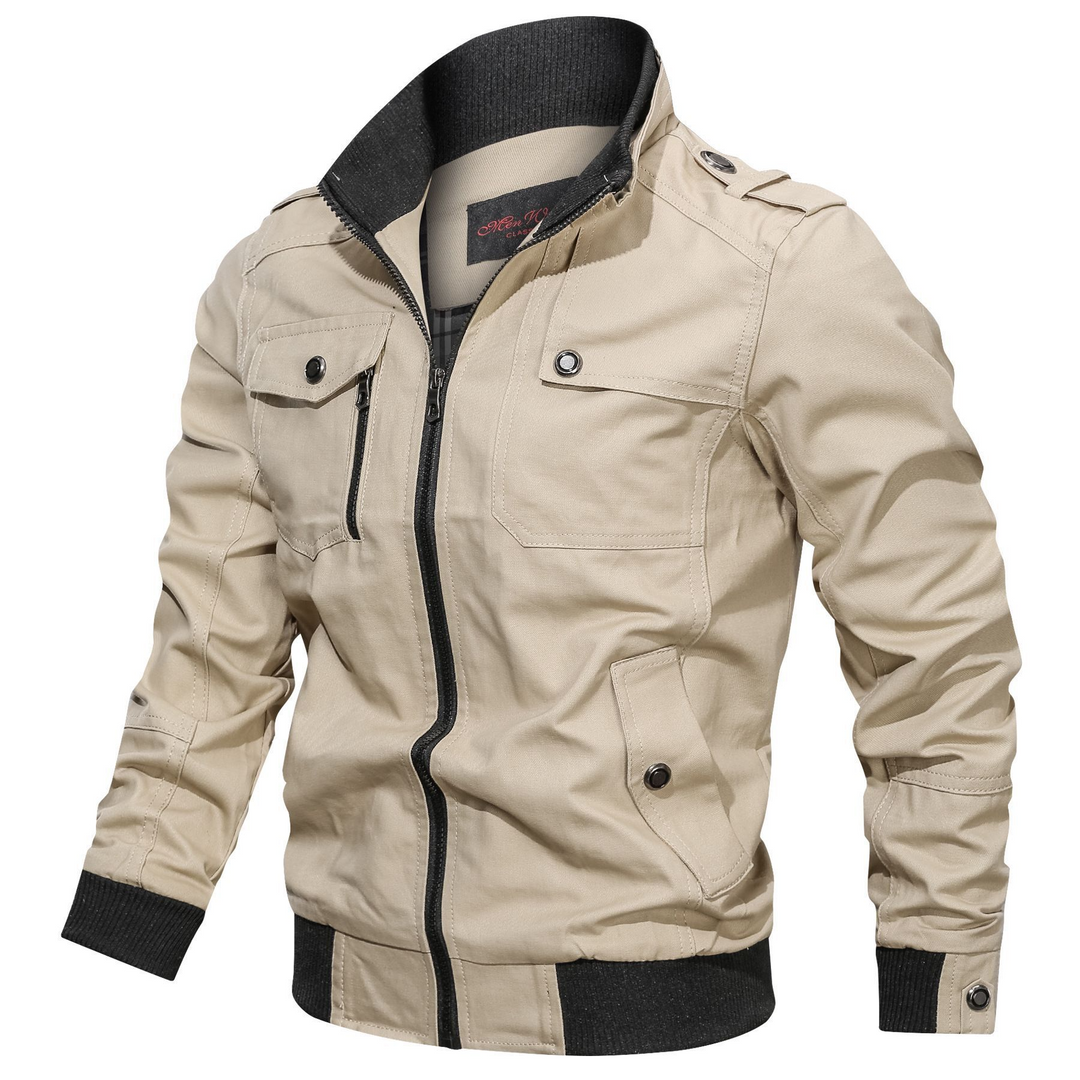 Edgar - Casual cargo combat winter jacket