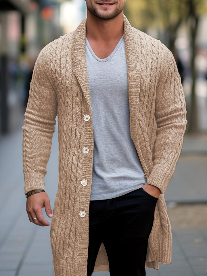 Levi | Textured Knit Cardigan Sweater