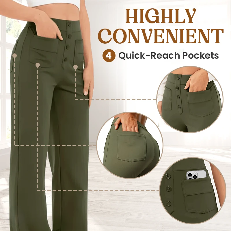 💥Sale 49% Off🔥 Casual High-Waisted Stretch Pants for Women