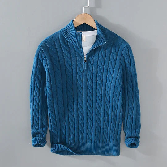 MARCO™ | Refined men's sweater in cable knit