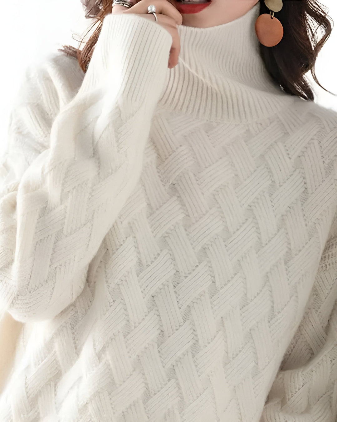 Beatrice™ - Cascade Turtleneck Sweater