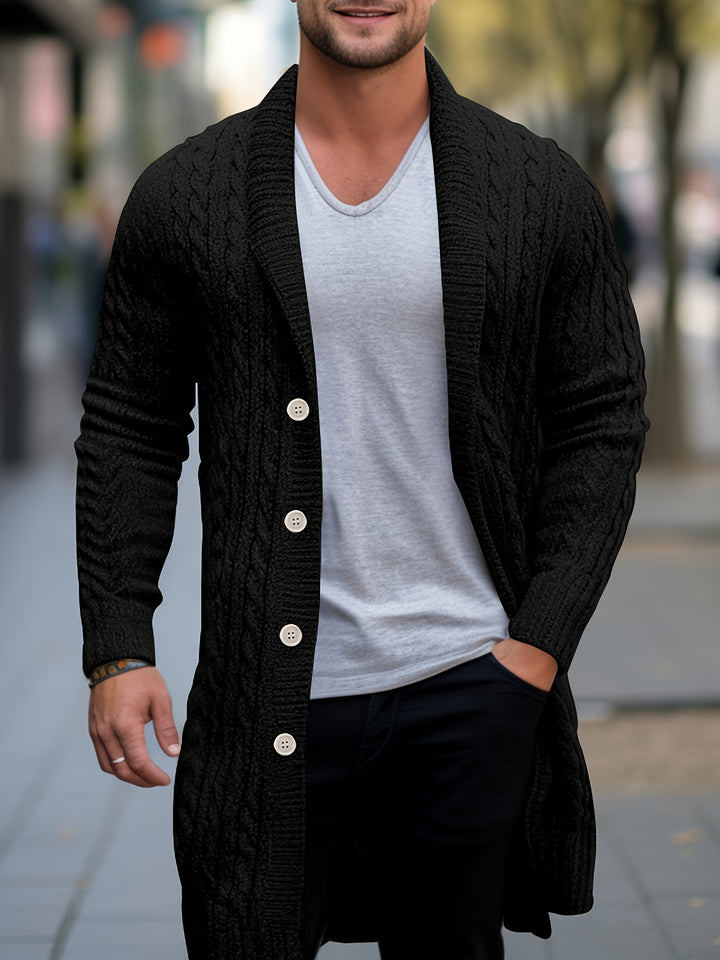 Levi | Textured Knit Cardigan Sweater