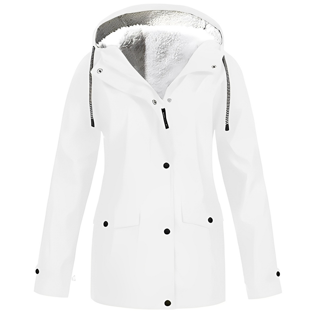 Aurora | Fleece-lined raincoat for women