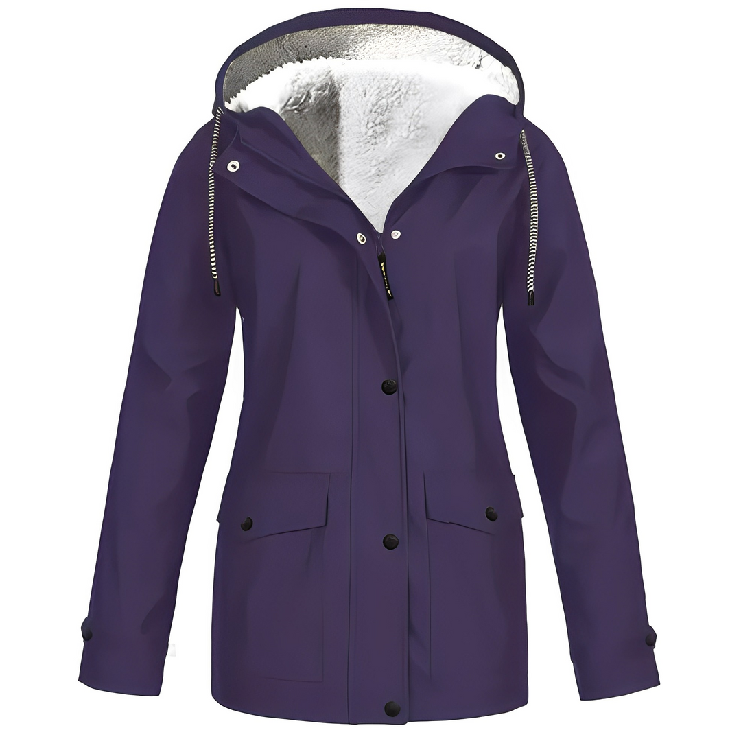 Aurora | Fleece-lined raincoat for women