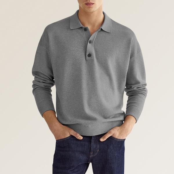 Chester - Long-sleeve men's polo shirt