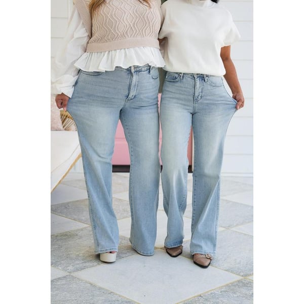 Christina™ | High Waist Vintage Straight Fit Tummy Control Jeans