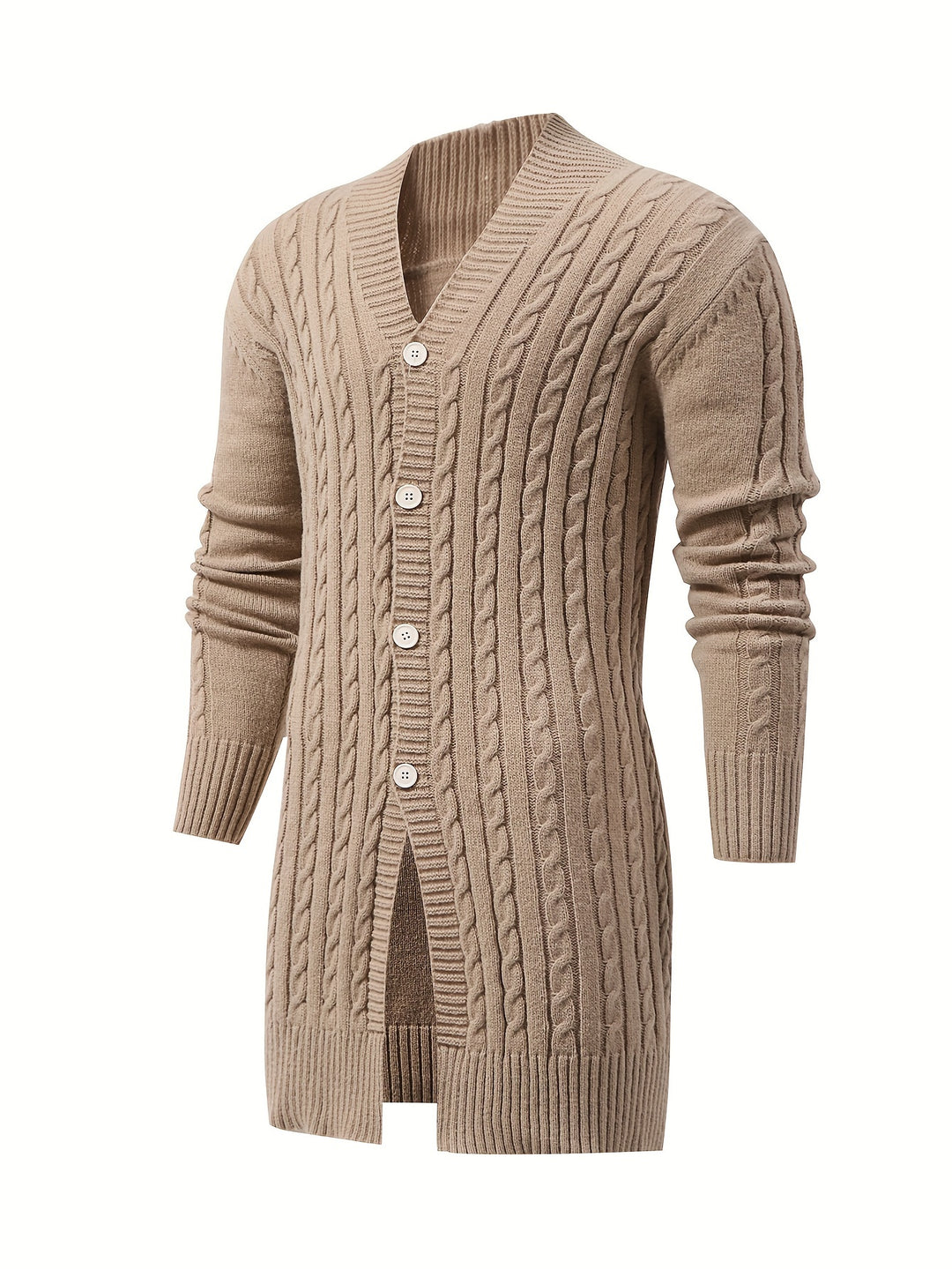 Levi | Textured Knit Cardigan Sweater