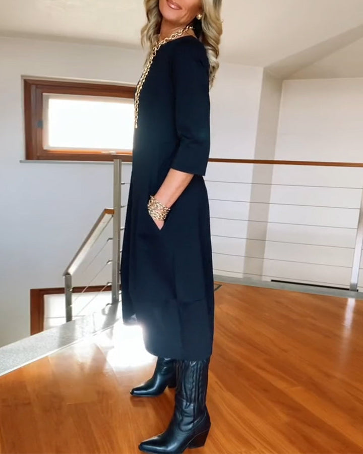 Emma's Casual Elegance Dress