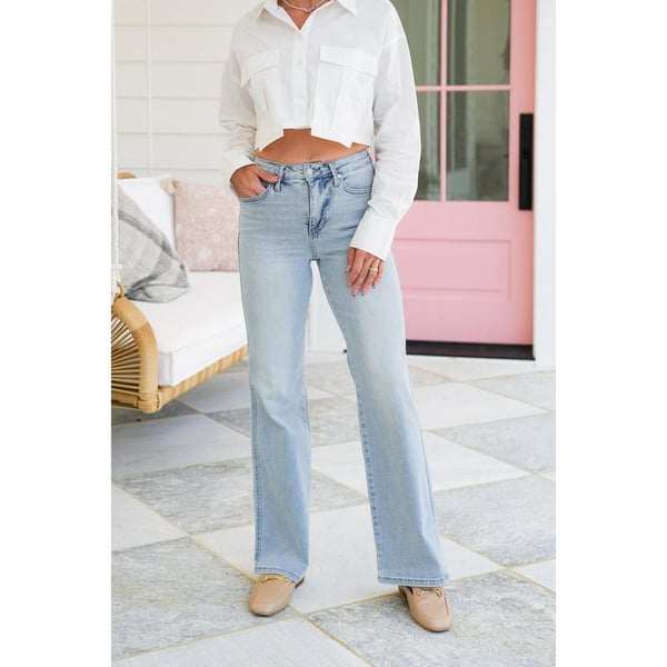 Christina™ | High Waist Vintage Straight Fit Tummy Control Jeans