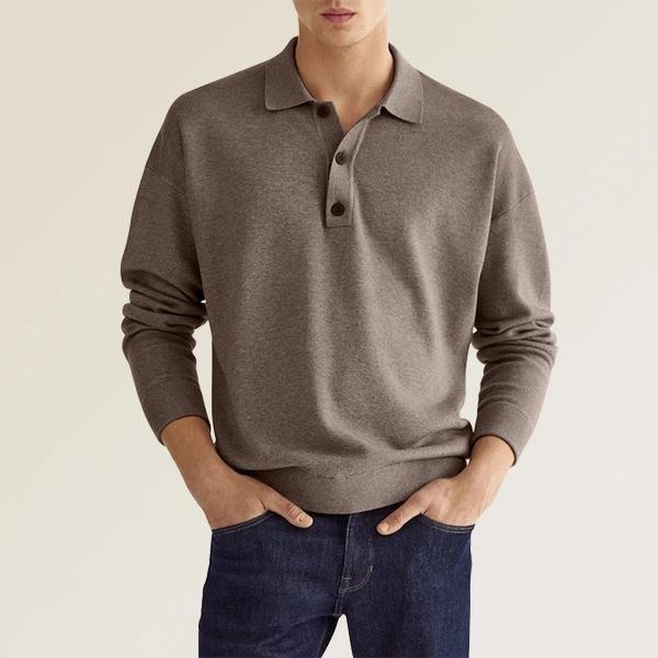 Chester - Long-sleeve men's polo shirt