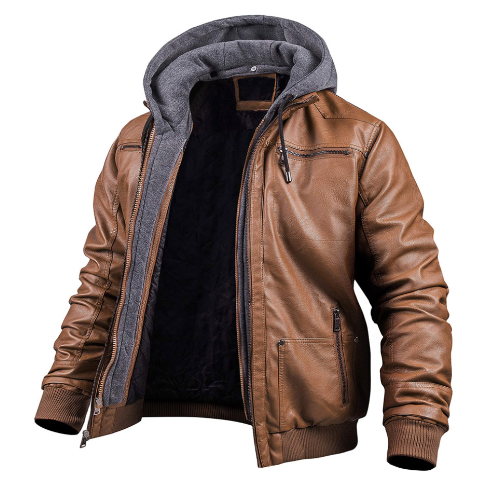 Tyler - Premium leather winter jacket for men