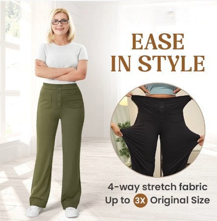 💥Sale 49% Off🔥 Casual High-Waisted Stretch Pants for Women