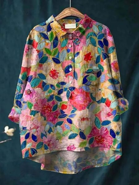 Violet™ | Blouse with floral print