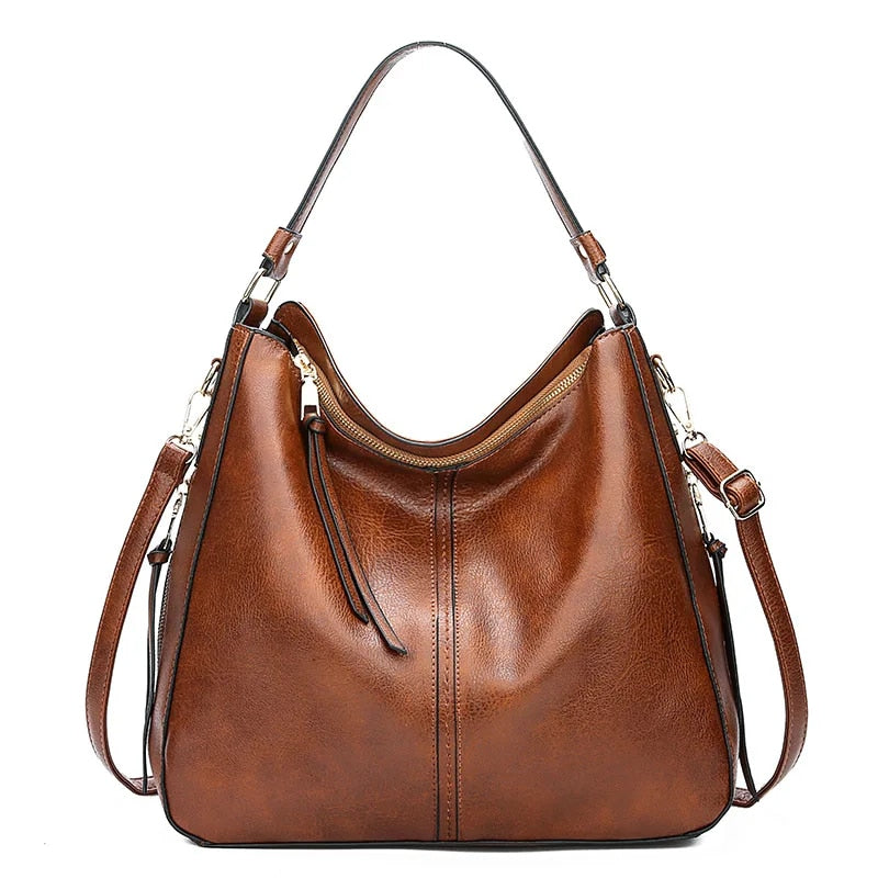 Vera™ - Elegant large capacity leather bag