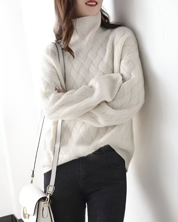 Beatrice™ - Cascade Turtleneck Sweater