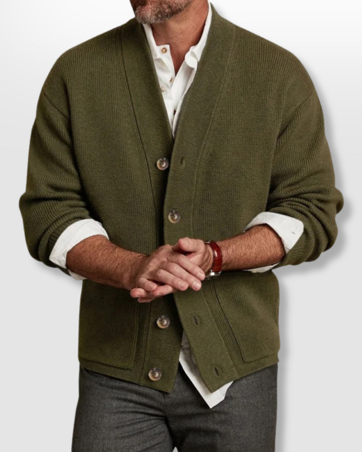 Tyson | Classic Collar Cardigan