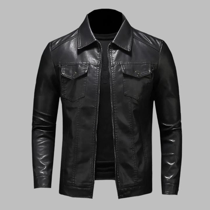 Justin | Classic leather jacket