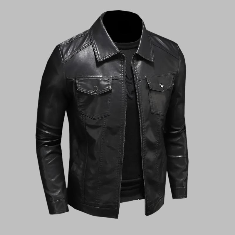 Justin | Classic leather jacket