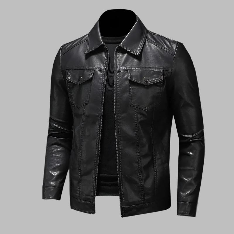 Justin | Classic leather jacket