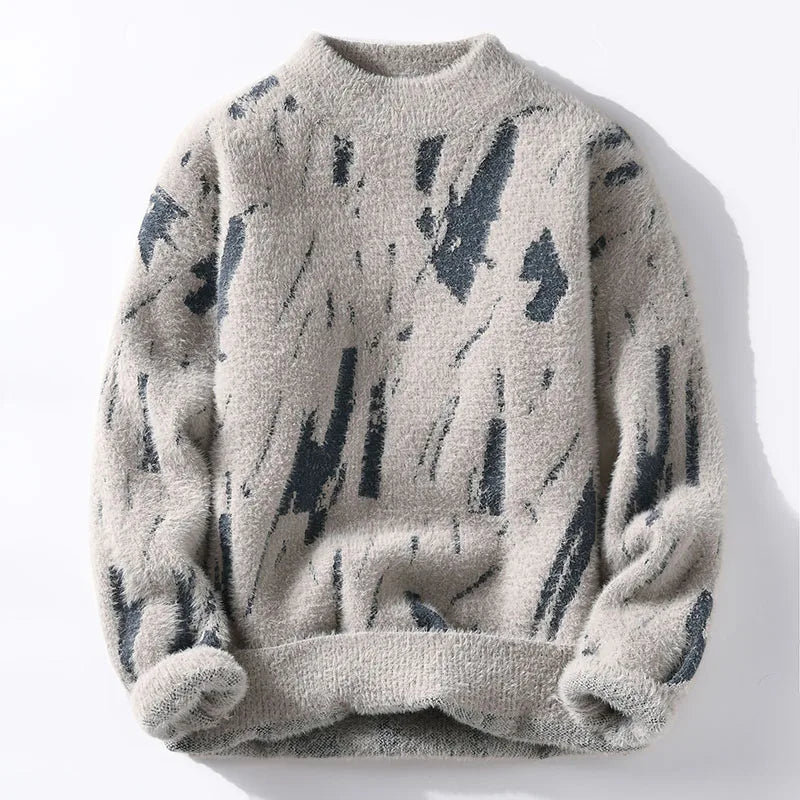 Andre™ - Mixed knit sweater