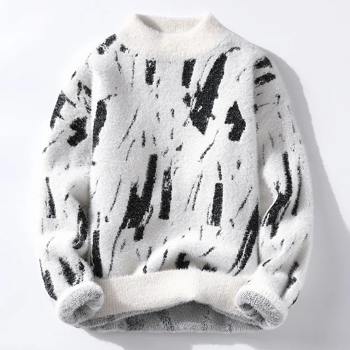 Andre™ - Mixed knit sweater