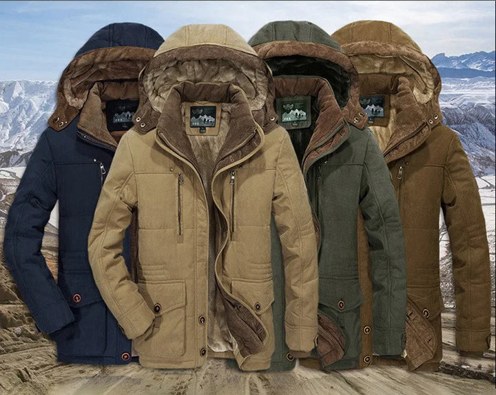 Mike - Thermal men's winter parka with multiple pockets