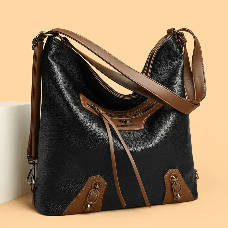 Odile | Elegant leather bag with multiple compartments