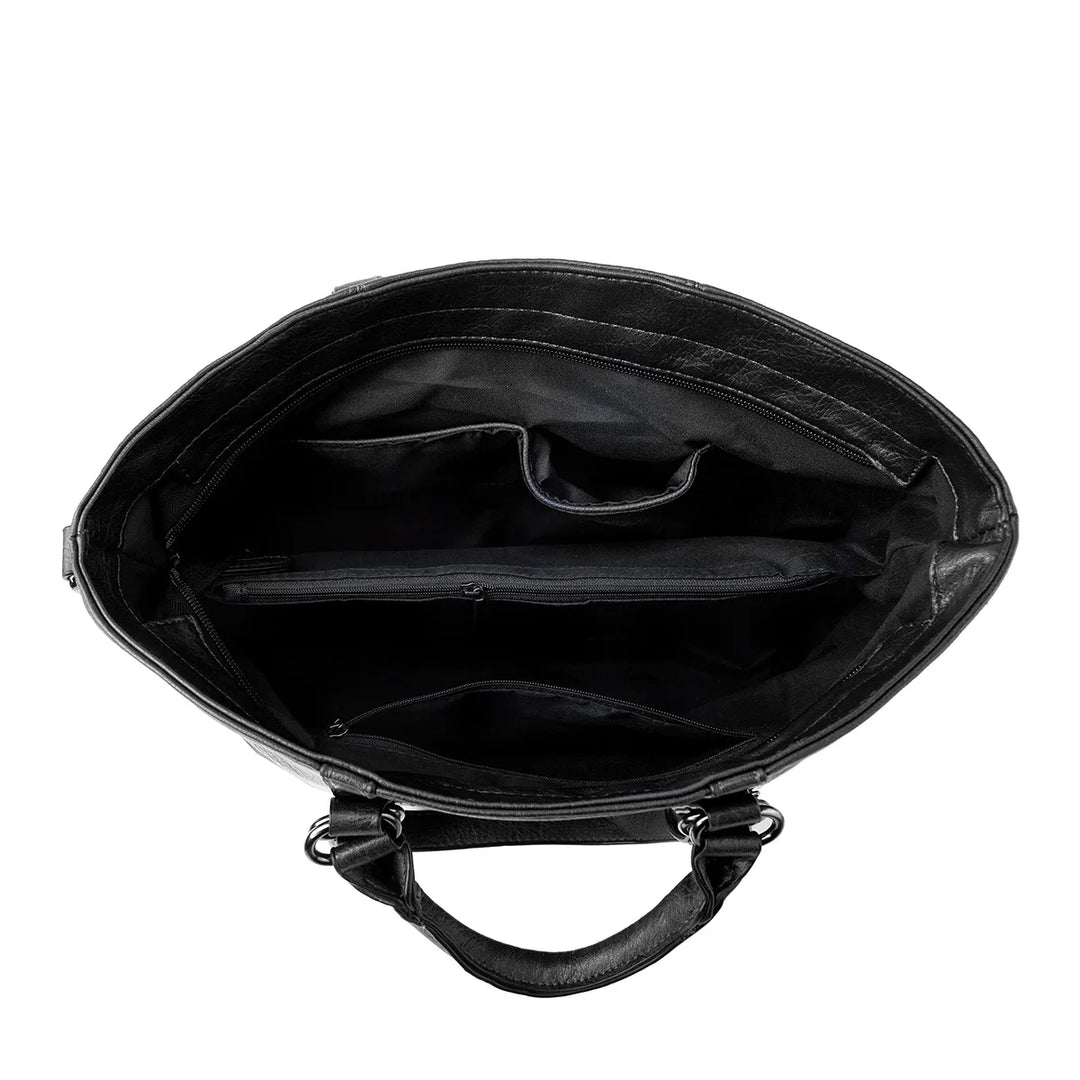 Veronique | Large capacity leather shoulder bag