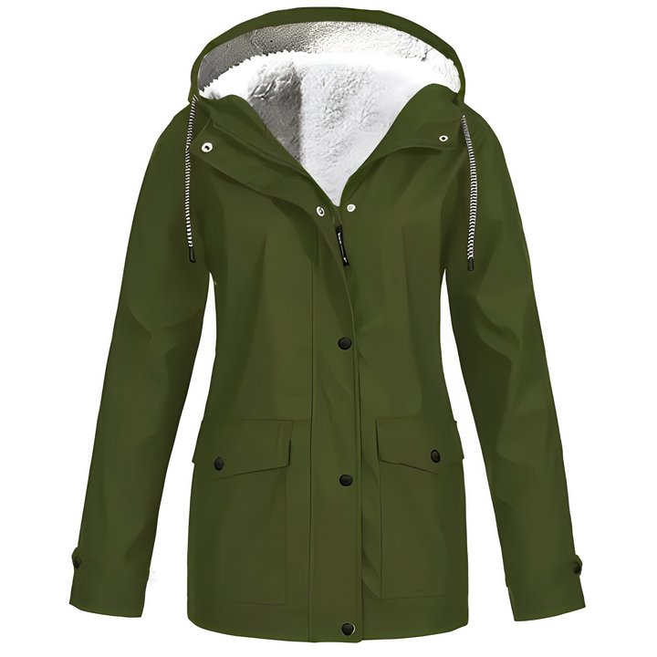 Aurora | Fleece-lined raincoat for women