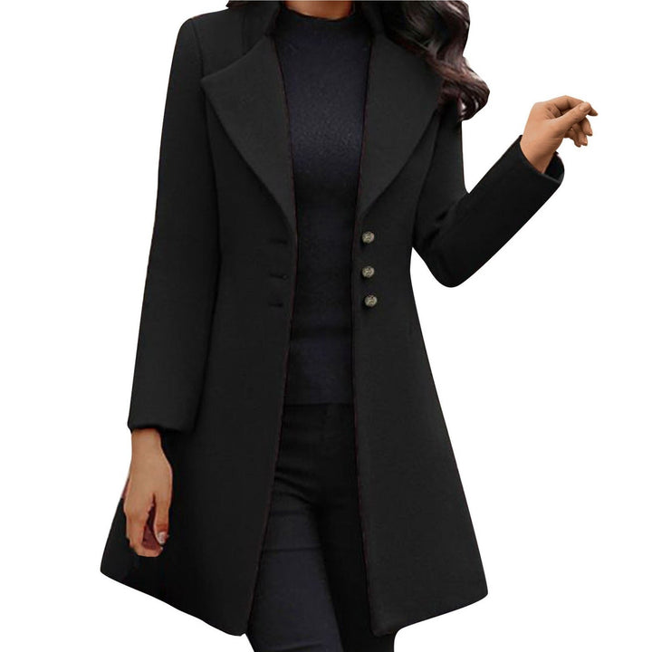 Jasmine | Long-sleeved woolen coat