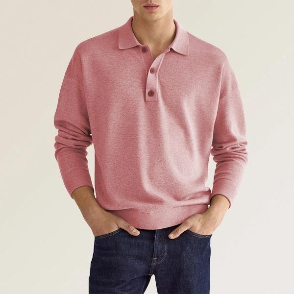 Chester - Long-sleeve men's polo shirt