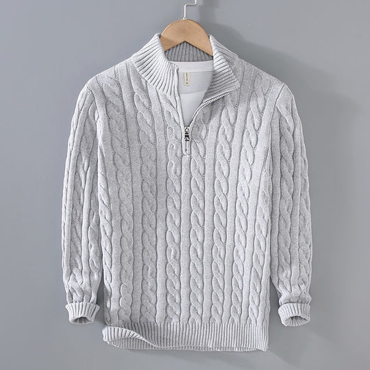 MARCO™ | Refined men's sweater in cable knit