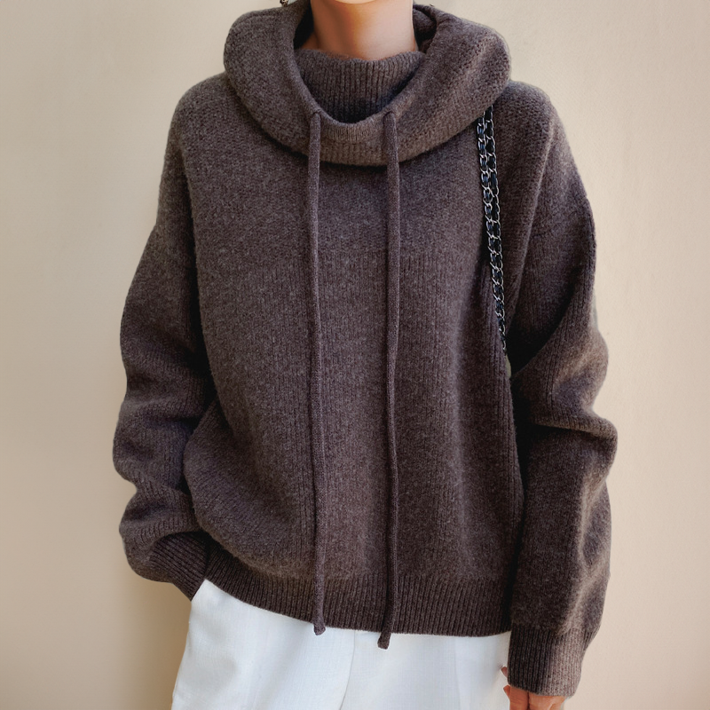 Louise | Knitted hoodie