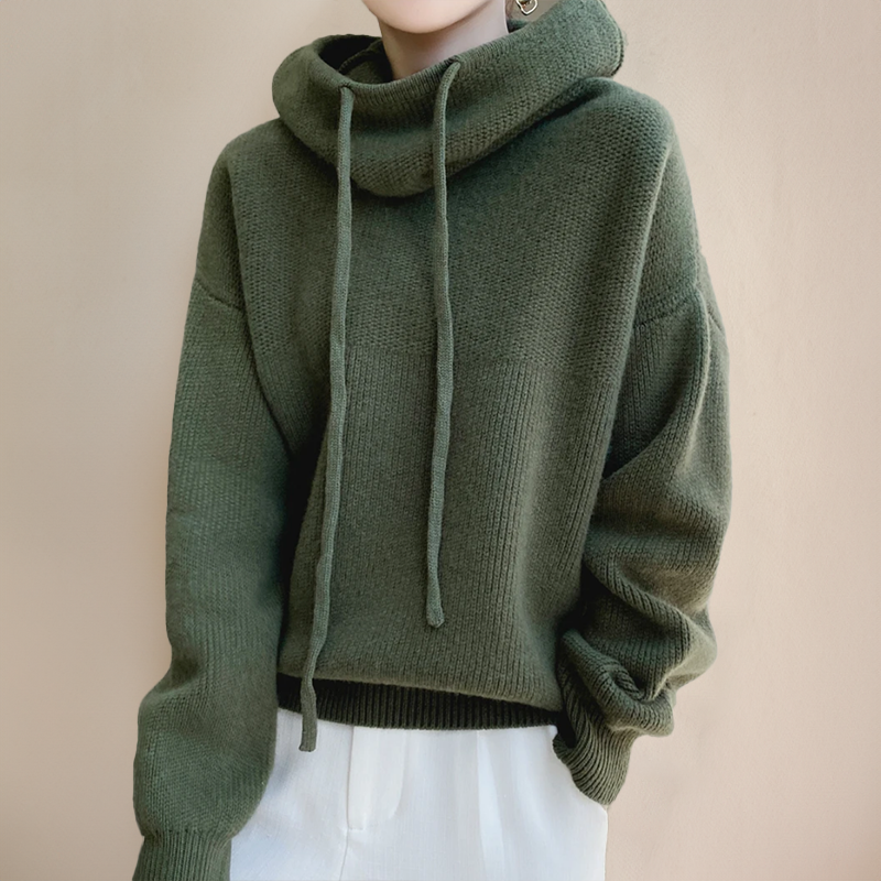 Louise | Knitted hoodie