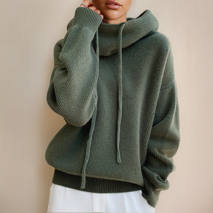 Louise | Knitted hoodie