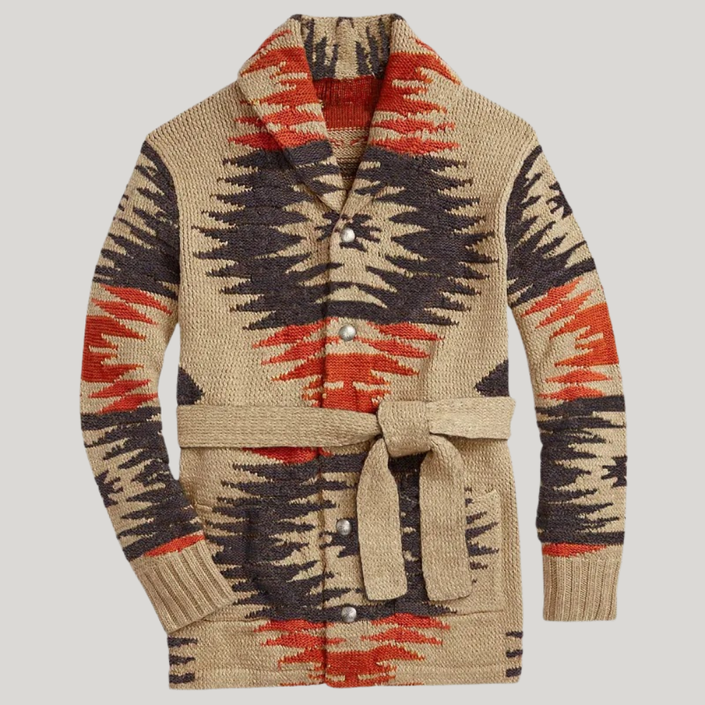 Sawyer - Jacquard Wool Cardigan