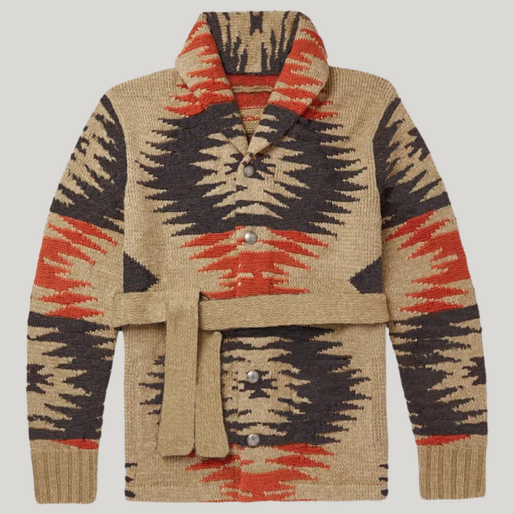 Sawyer - Jacquard Wool Cardigan