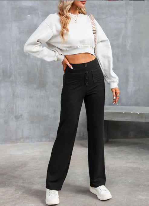 💥Sale 49% Off🔥 Casual High-Waisted Stretch Pants for Women