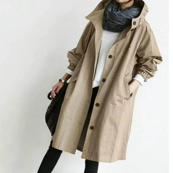 Stephanie™ | Elegant and waterproof trench coat