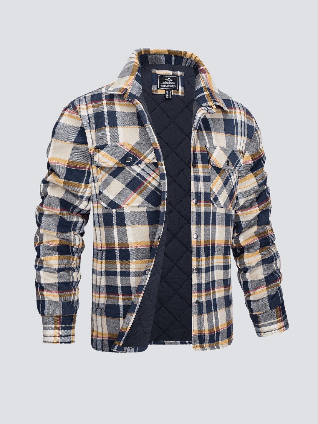 Joshua - Striped flannel jacket