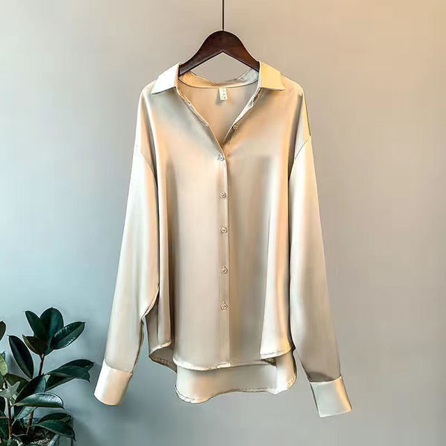 Skyler - Women's satin shirt