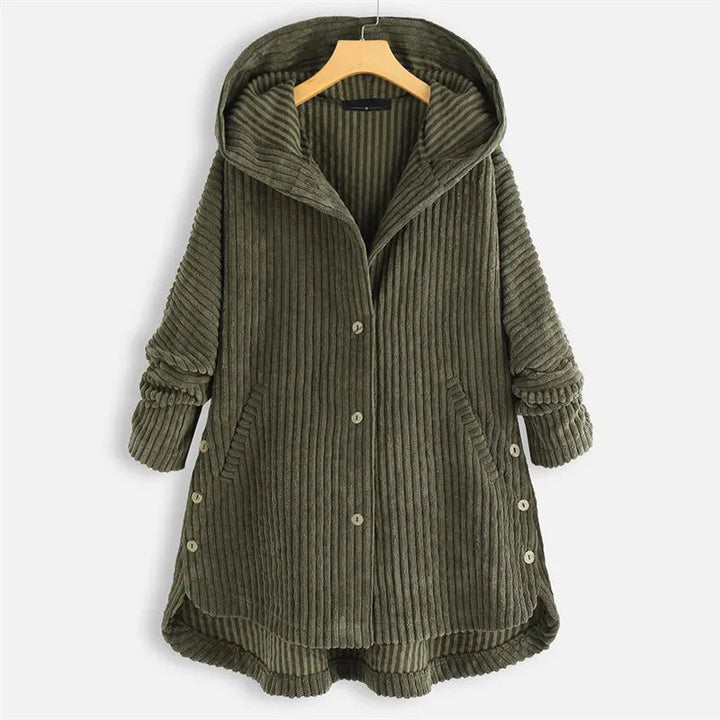 Diana™ | Corduroy Hooded Coat