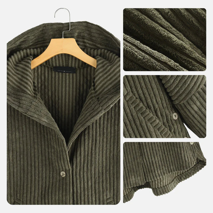 Diana™ | Corduroy Hooded Coat